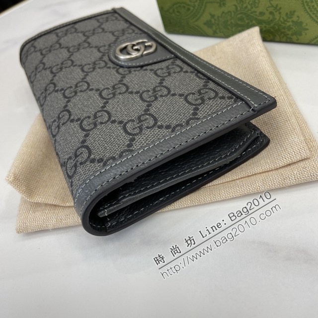 Gucci專櫃古馳最新款Ophidia系列GG長款錢包男士錢夾 jh2829型號：791746